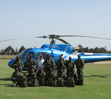 park rangers protecting wildlife in Kenya ®bushtreksafaris