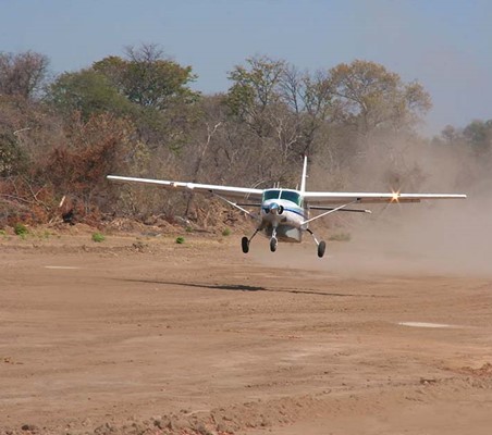 Safarilink private safari aircraft Take Off from air strip samburu ©bushtreksafaris