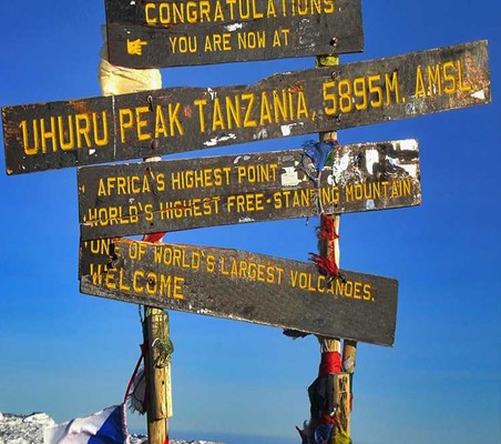 Mount Kilimanjaro climbing expedition to summit ©bushtreksafaris