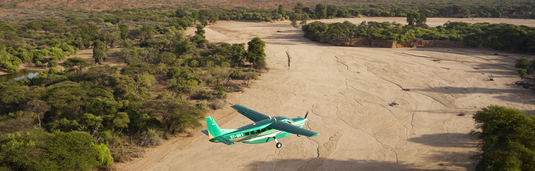flying safaris in africa ®bushtreksafaris safe & secure 20 seater caravan aircraft