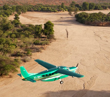 flying safaris in africa ®bushtreksafaris safe & secure 20 seater caravan aircraft