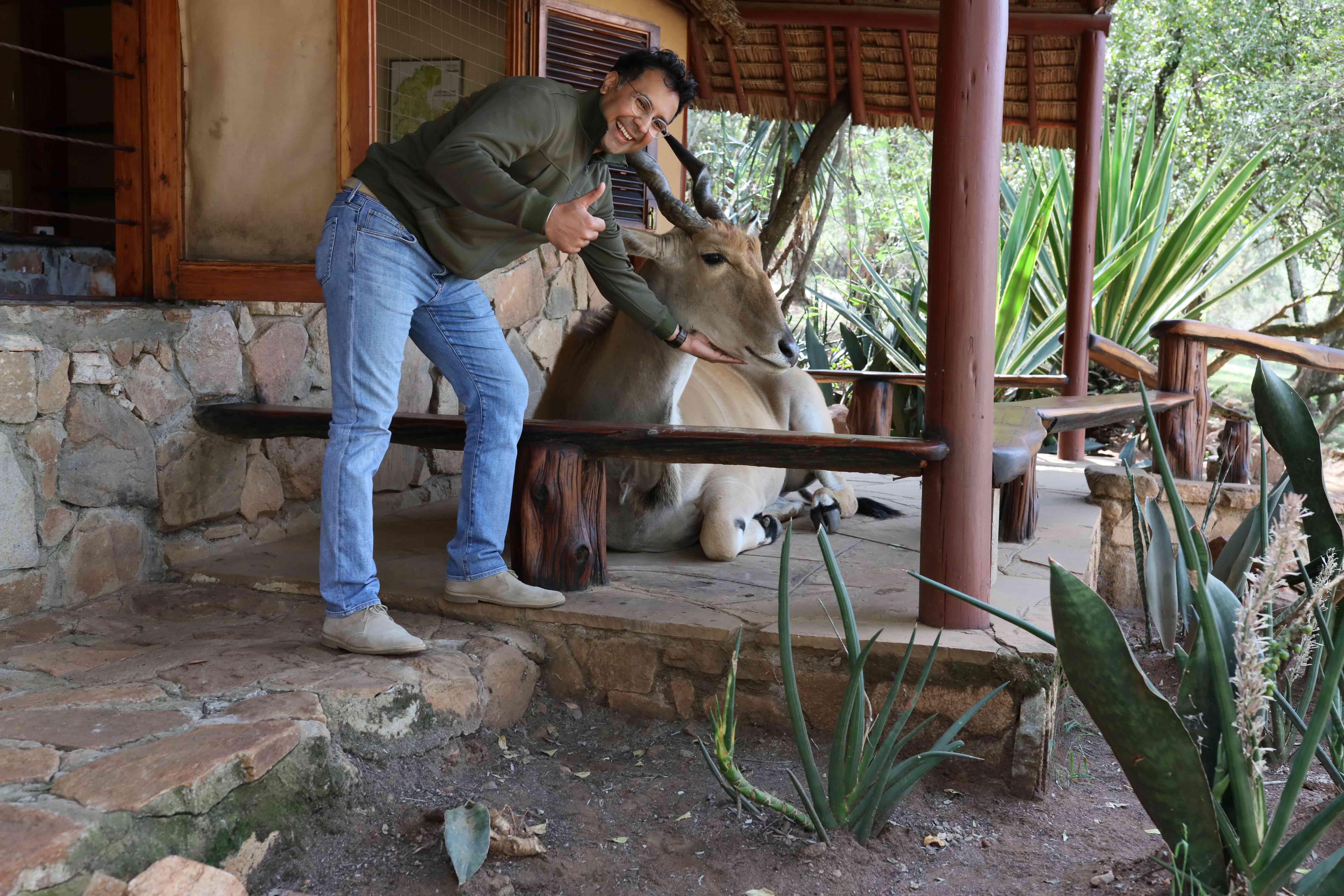 Pritpal meets Natsujaki in the Maasai-mara